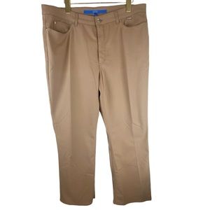 Escada Sport Pants Tan NWOT Straight Leg Stretch size 46/14